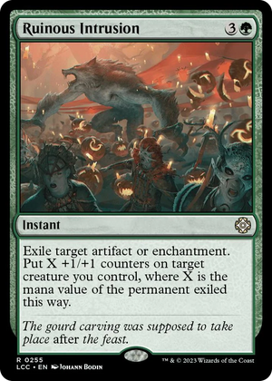 0255 Ruinous Intrusion R Commander: The Lost Caverns of Ixalan