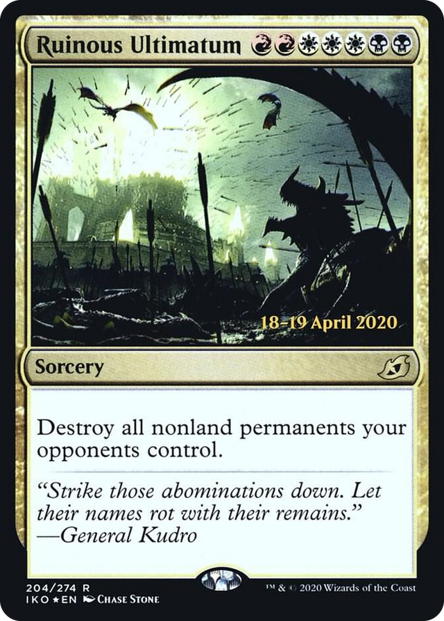 0204 Ruinous Ultimatum R Prerelease Cards
