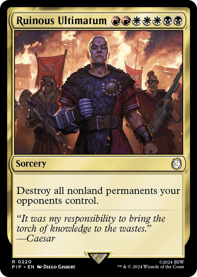 0220 Ruinous Ultimatum R Universes Beyond: Fallout