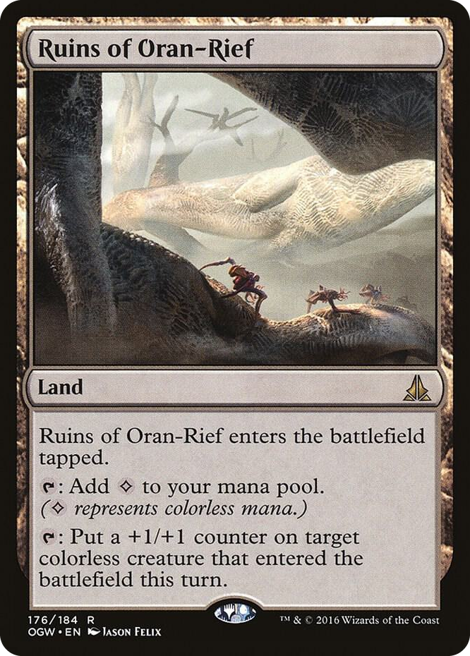 Ruins of Oran-Rief #176 R - Oath of the Gatewatch Pokemon card