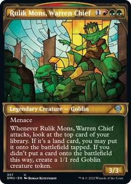 0357 Rulik Mons, Warren Chief (Textured Foil) U Dominaria United