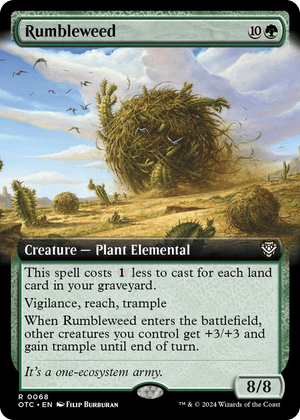 0068 Rumbleweed (Extended Art) R Commander: Outlaws of Thunder Junction