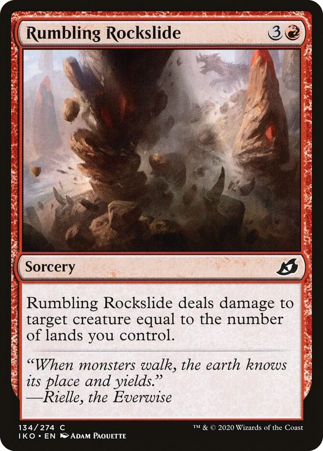 0134 Rumbling Rockslide C Lair of Behemoths