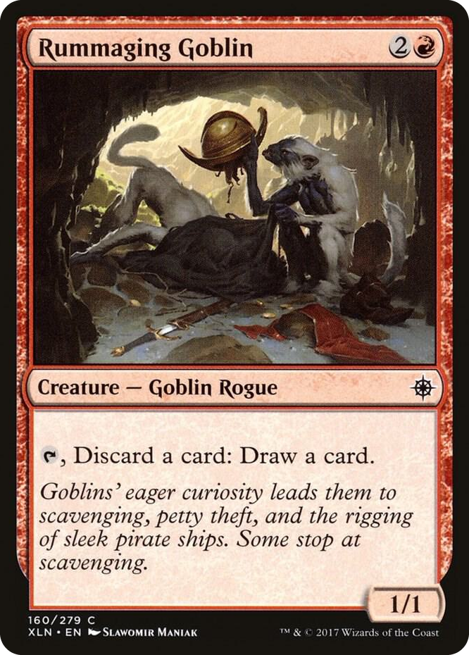 0160 Rummaging Goblin C Ixalan
