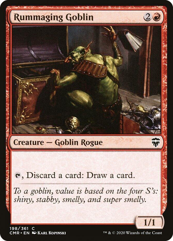 0198 Rummaging Goblin C Commander Legends