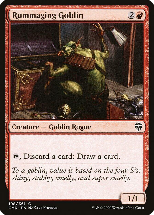 0198 Rummaging Goblin C Commander Legends