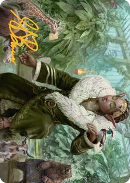 0007 Rumor Gatherer Art Card (Gold-Stamped Signature) S Art Series: Streets of New Capenna