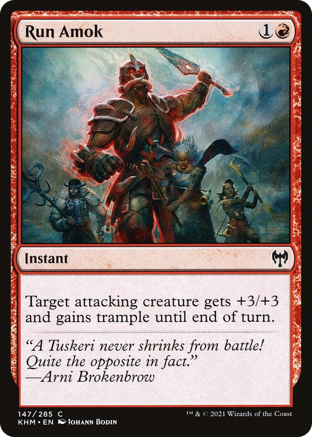 0147 Run Amok C Kaldheim