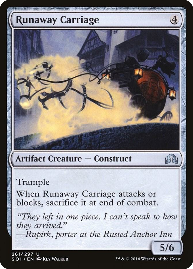 Runaway Carriage #261 U - Shadows over Innistrad Pokemon card