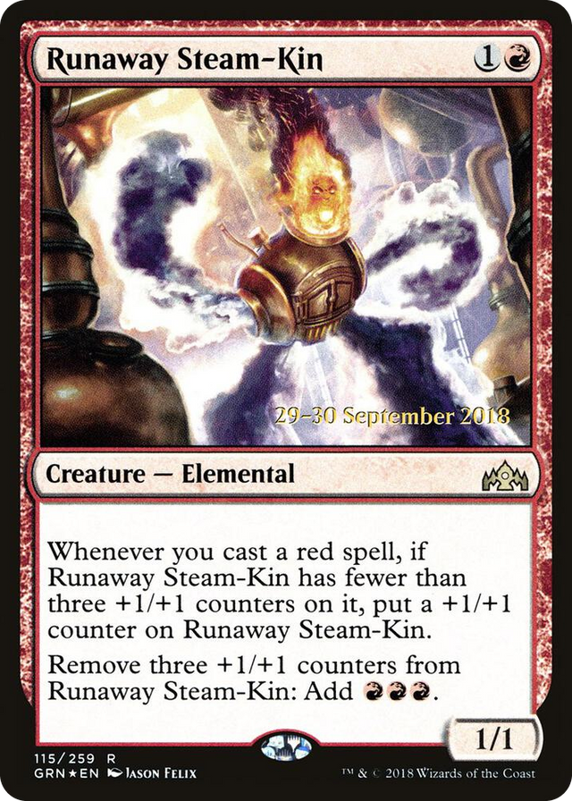 0115 Runaway Steam-Kin R Prerelease Cards