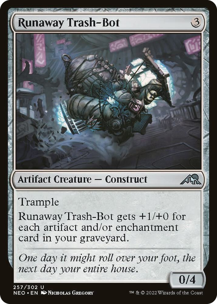 0257 Runaway Trash-Bot U Kamigawa: Neon Dynasty