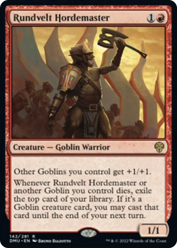 0142 Rundvelt Hordemaster R Dominaria United