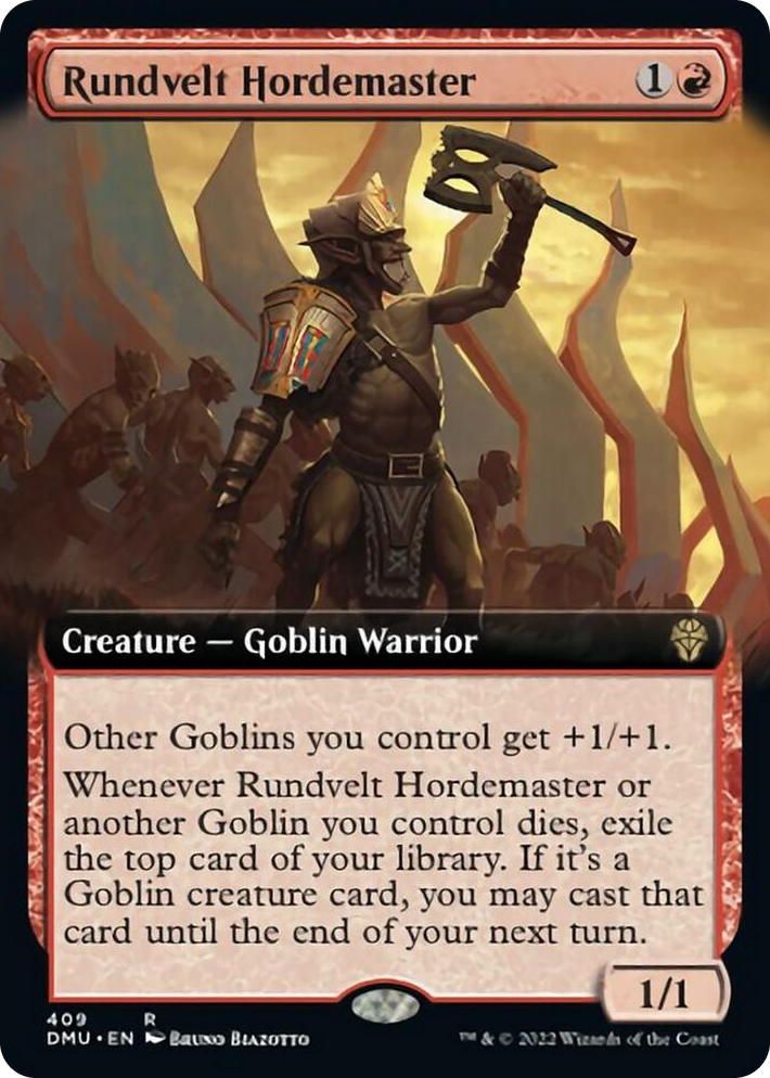 0409 Rundvelt Hordemaster (Extended Art) R Dominaria United