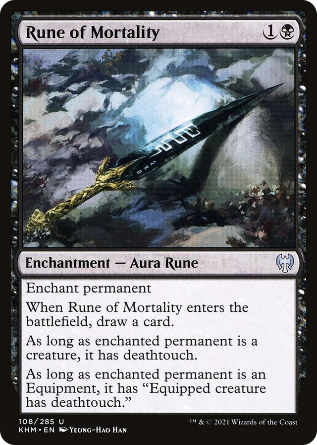 0108 Rune of Mortality U Kaldheim