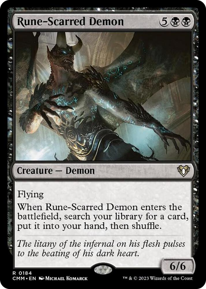 0184 Rune-Scarred Demon R Commander Masters