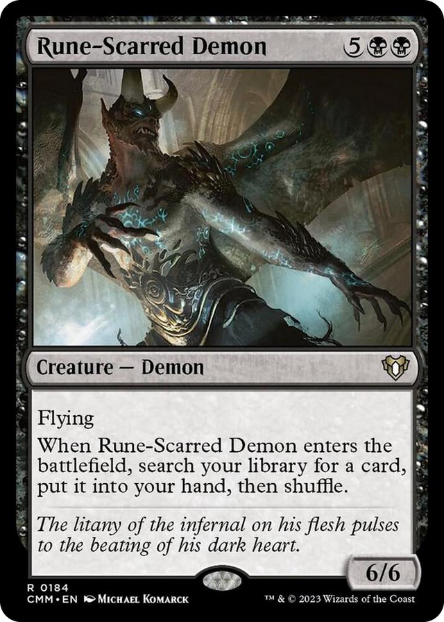 0184 Rune-Scarred Demon R Commander Masters