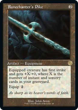 0048 Runechanter's Pike R The Brothers' War: Retro Frame Artifacts