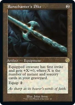 0048 Runechanter's Pike R The Brothers' War: Retro Frame Artifacts