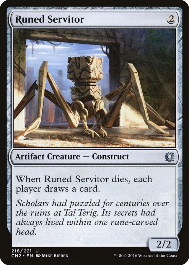 0216 Runed Servitor U Conspiracy: Take the Crown