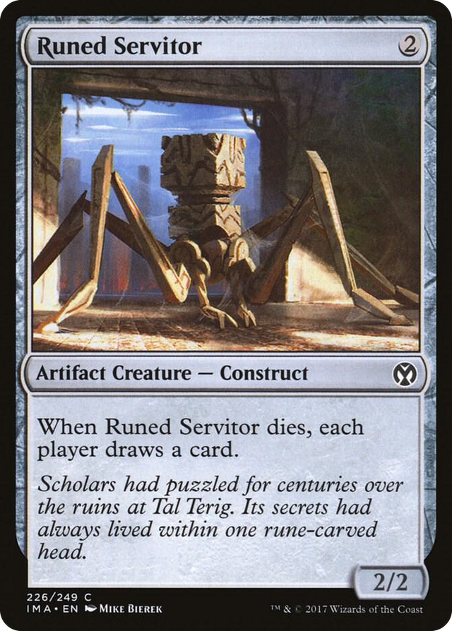 0226 Runed Servitor C Iconic Masters
