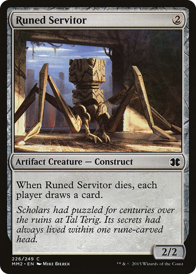 0226 Runed Servitor C Modern Masters 2015