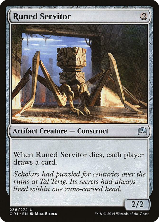 0238 Runed Servitor U Magic Origins