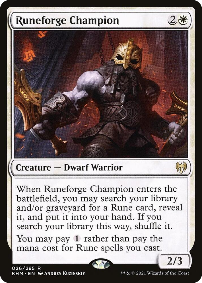 0026 Runeforge Champion R Kaldheim