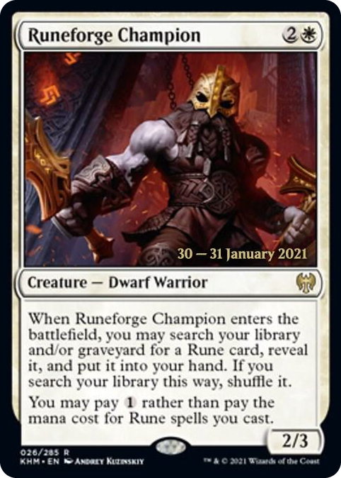 Runeforge Champion #26 R - Prerelease Cards Pokemon card