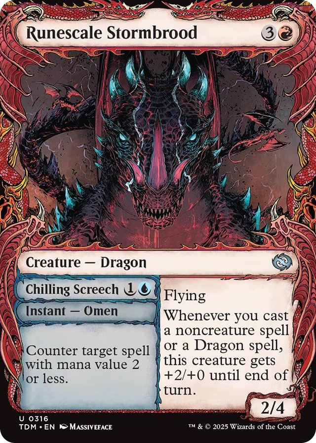0316 Runescale Stormbrood (Showcase) U Dragonstorm