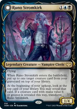 0316 Runo Stromkirk (Showcase) (316) R Innistrad: Crimson Vow