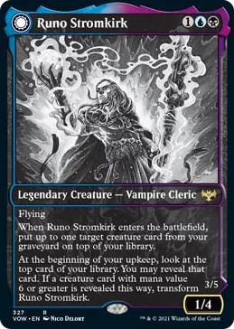 0327 Runo Stromkirk (Showcase) (327) R Innistrad: Crimson Vow