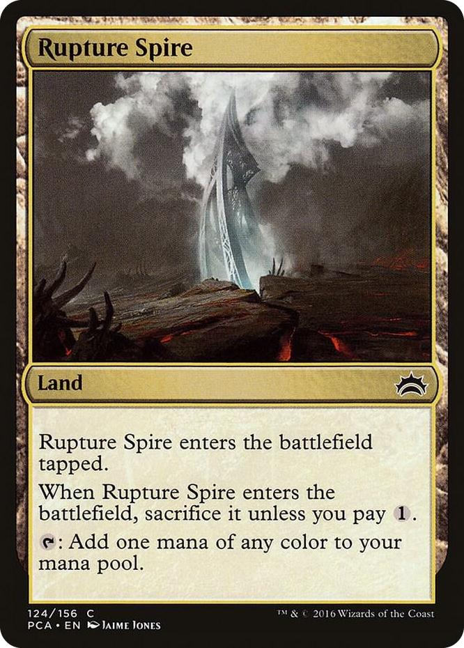 Rupture Spire #124 C - Planechase Anthology Pokemon card