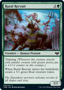0216 Rural Recruit C Innistrad: Crimson Vow