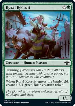 0216 Rural Recruit C Innistrad: Crimson Vow