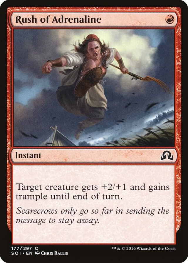 0177 Rush of Adrenaline C Shadows over Innistrad