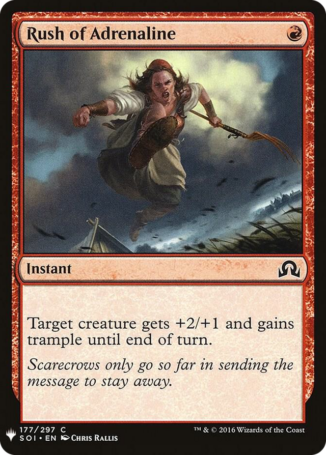 0177 Rush of Adrenaline C The List Reprints