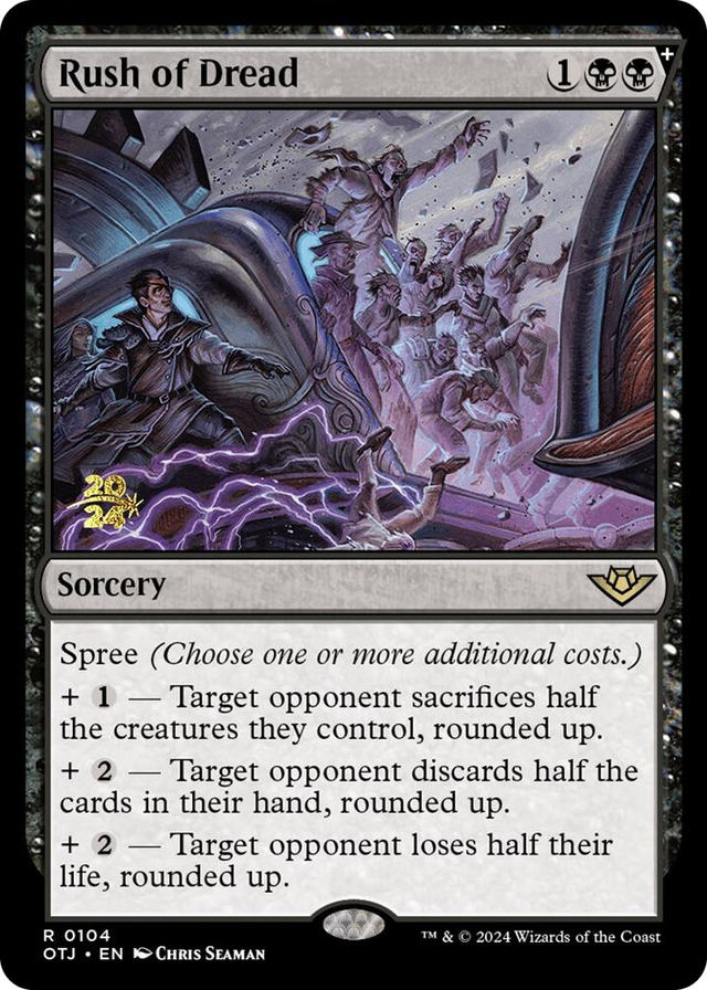 0104 Rush of Dread R Prerelease Cards