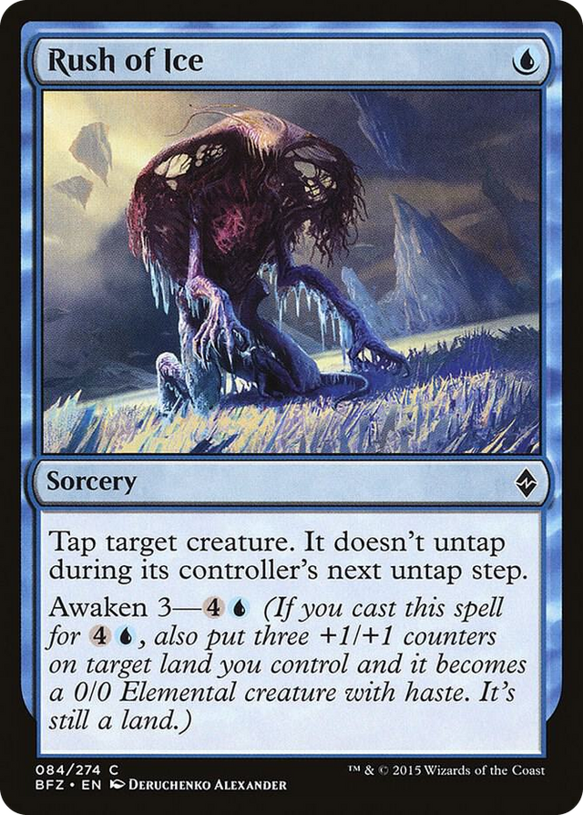 0084 Rush of Ice C Battle for Zendikar
