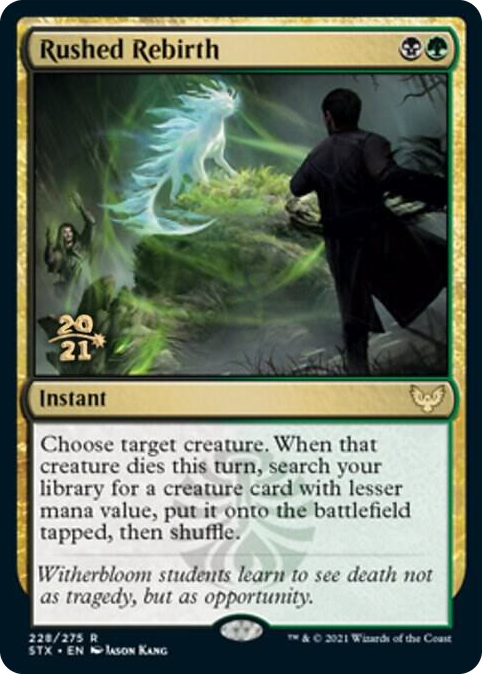 0228 Rushed Rebirth R Prerelease Cards