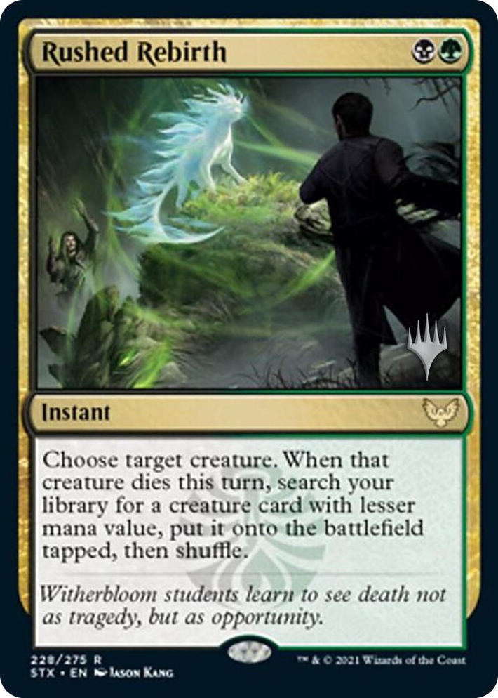 0228 Rushed Rebirth R Promo Pack: Strixhaven