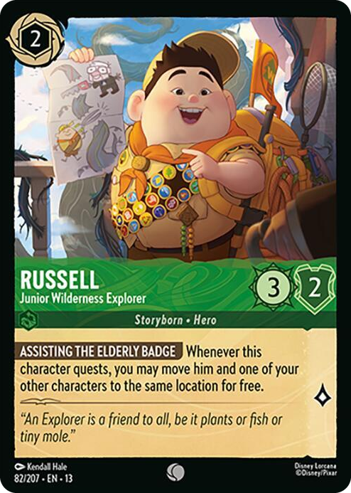 0082 Russell - Junior Wilderness Explorer Common Attack of the Vine!