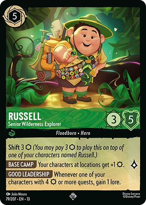 0079 Russell - Senior Wilderness Explorer Super Rare Attack of the Vine!