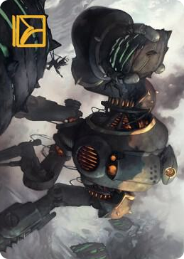 0029 Rust Goliath Art Card (Gold-Stamped Signature) S Art Series: The Brothers' War