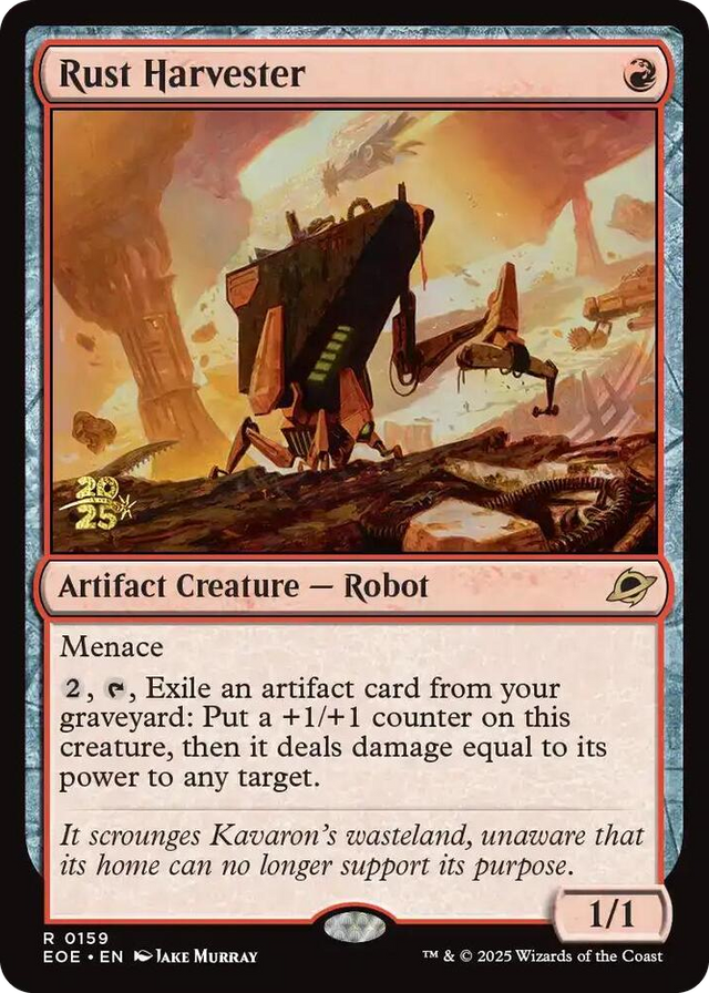 0159 Rust Harvester R Prerelease Cards