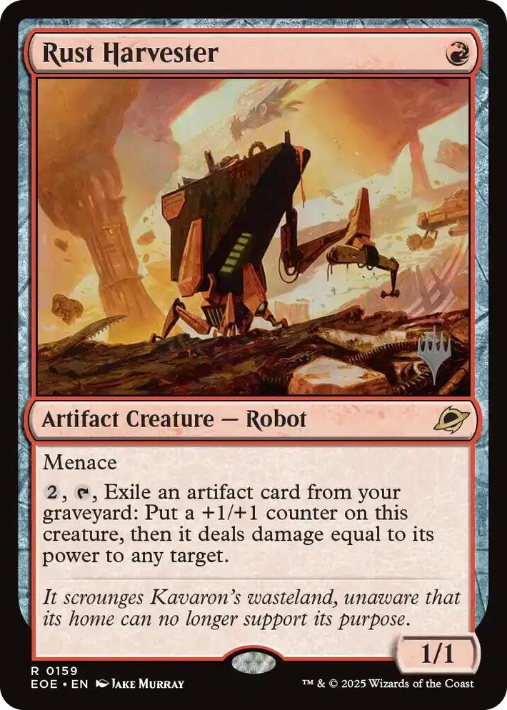 0159 Rust Harvester R Promo Pack: Edge of Eternities