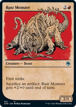 0321 Rust Monster (Showcase) U Adventures in the Forgotten Realms