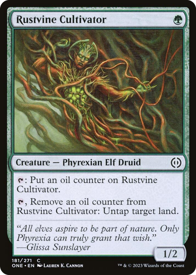0181 Rustvine Cultivator C Phyrexia: All Will Be One