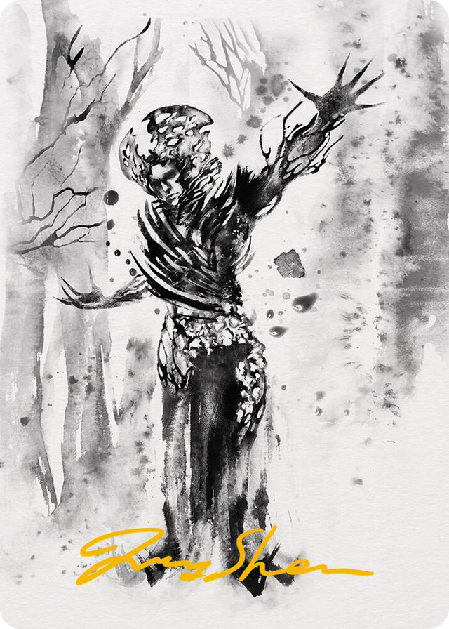 0075 Rustvine Cultivator Art Card (Gold-Stamped Signature) S Art Series: Phyrexia: All Will Be One