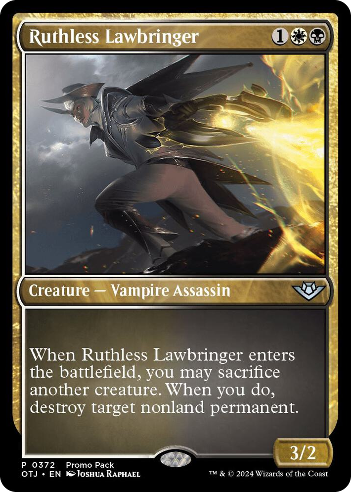 0372 Ruthless Lawbringer P Promo Pack: Outlaws of Thunder Junction