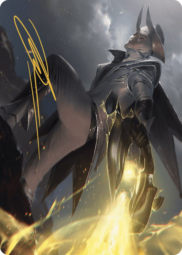 0032 Ruthless Lawbringer Art Card (Gold-Stamped Signature) S Art Series: Outlaws of Thunder Junction
